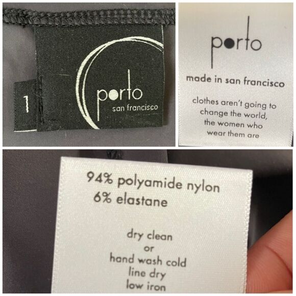 Porto San Fransisco Grey Soft Stretch Women's Dress (Size 1) - Picture 8 of 14